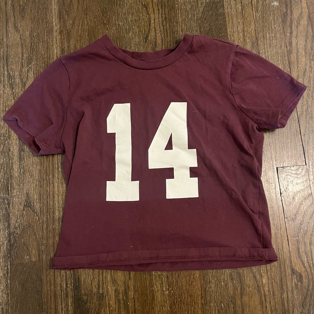 Maroon 14 brandy melville inspired baby tee
